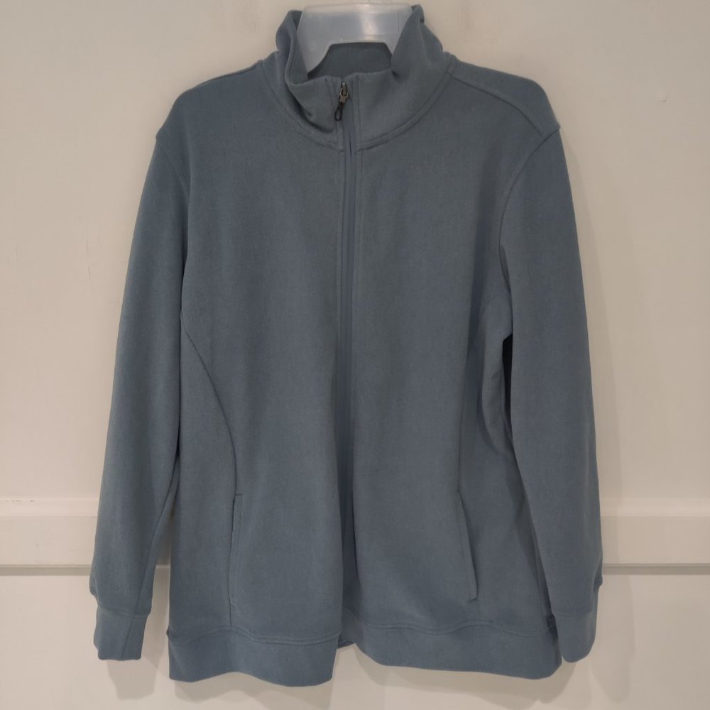 NWoT Hi-Tec Women's Super Cozy Full Zip Tech Fleece Blue Size M $70 WWW058